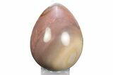 Polished Polychrome Jasper Egg - Madagascar #245716-1